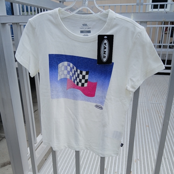 NEW! Women's Vans Curren X Knost Mini T-Shirt Size Small - Picture 2 of 8